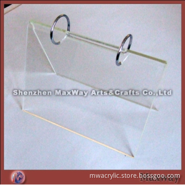 Clear Acrylic Calendar Holder of Simple Style